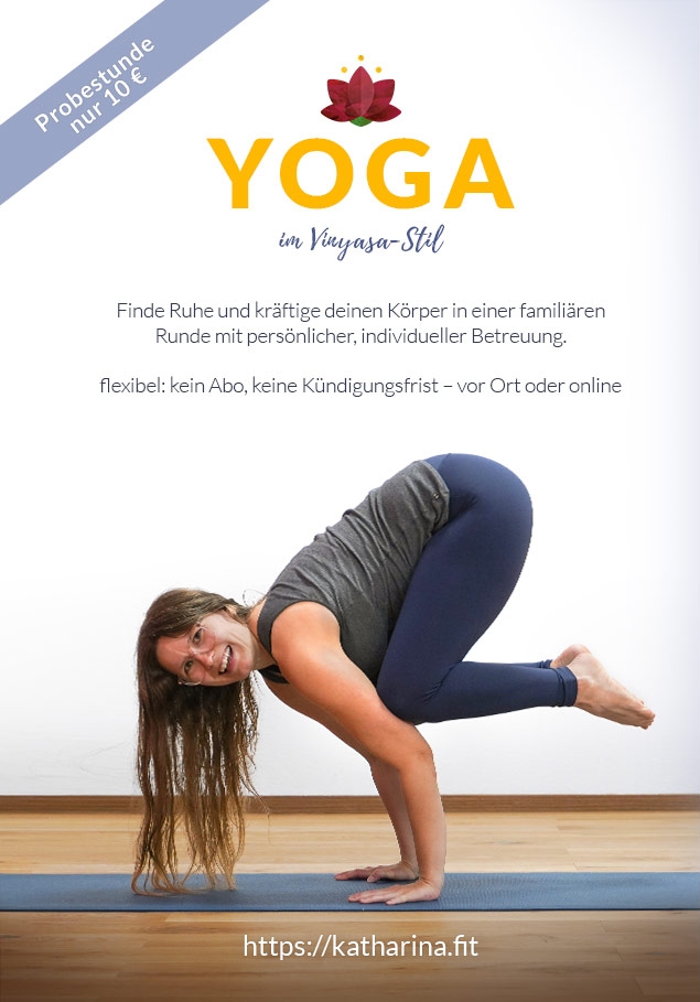 Jeden Montag und Donnerstag Yoga live und online in und aus Karlsruhe!