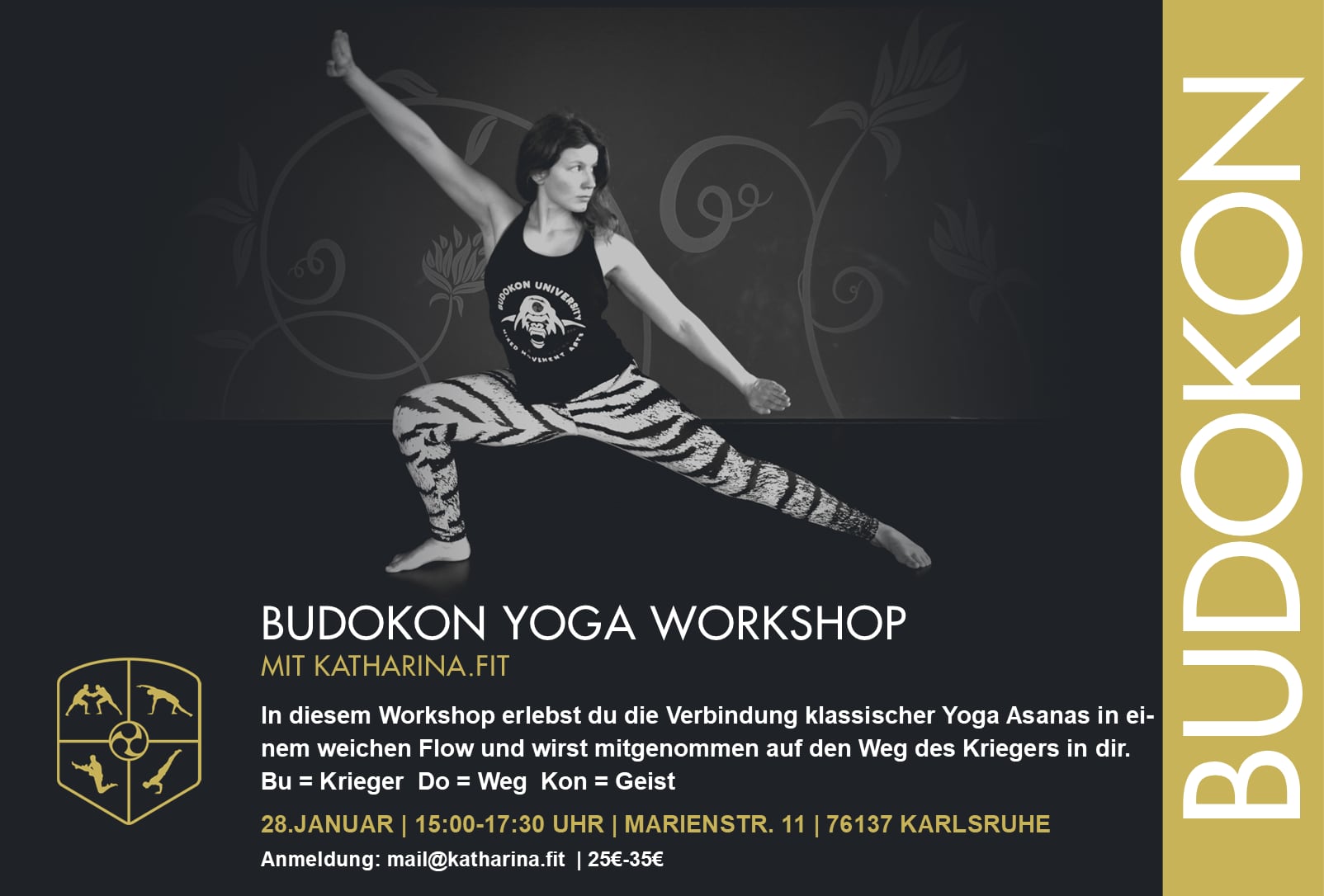 Budokon Yoga Workshop am 28. Januar 2024 in Karlsruhe